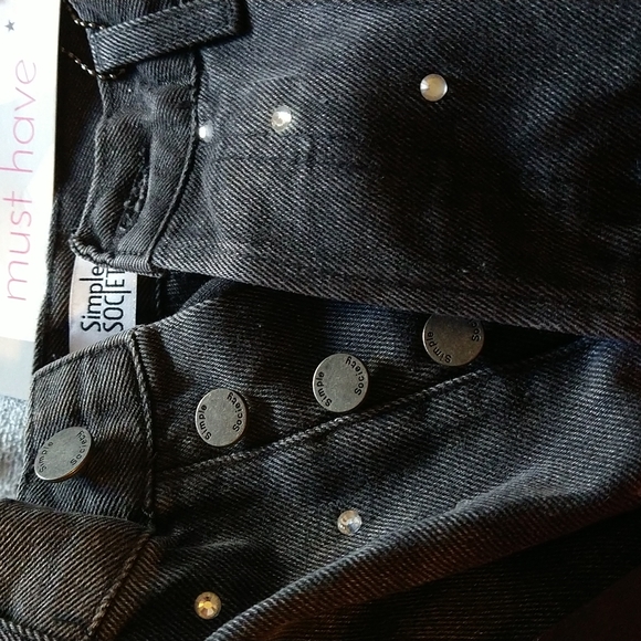 Simple society black jeans. - Picture 10 of 13